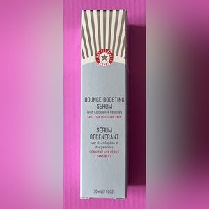 First Aid Beauty Bounce-Boosting Serum with Collagen + Peptides (New w/Tags)